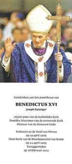 Kaart : Paus Benedictus XVI - N.a.v. zijn terugtreding., Verzamelen, Ophalen of Verzenden, Nieuw, Kaart of Prent, Christendom | Katholiek