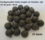 23 balles en plomb, des balles de mousquet viennent de Suède, Collections, Collections Autre, Comme neuf, Musketkogels, Enlèvement ou Envoi