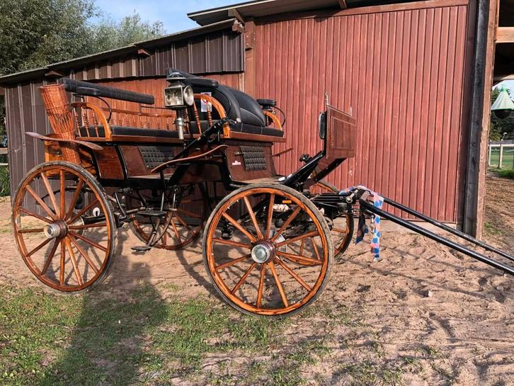 Klassieke koets, Dieren en Toebehoren, Rijtuigen en Koetsen, Zo goed als nieuw, Wagonette, Paard