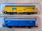 Roco N schaal 2 x DB schuifwandwagons ford deutsche post, Hobby en Vrije tijd, Modeltreinen | N-Spoor, Ophalen of Verzenden, Arnold