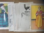 Ramah. Les belles dames. 7 lithographies (dont 2 en couleur), Antiek en Kunst, Verzenden