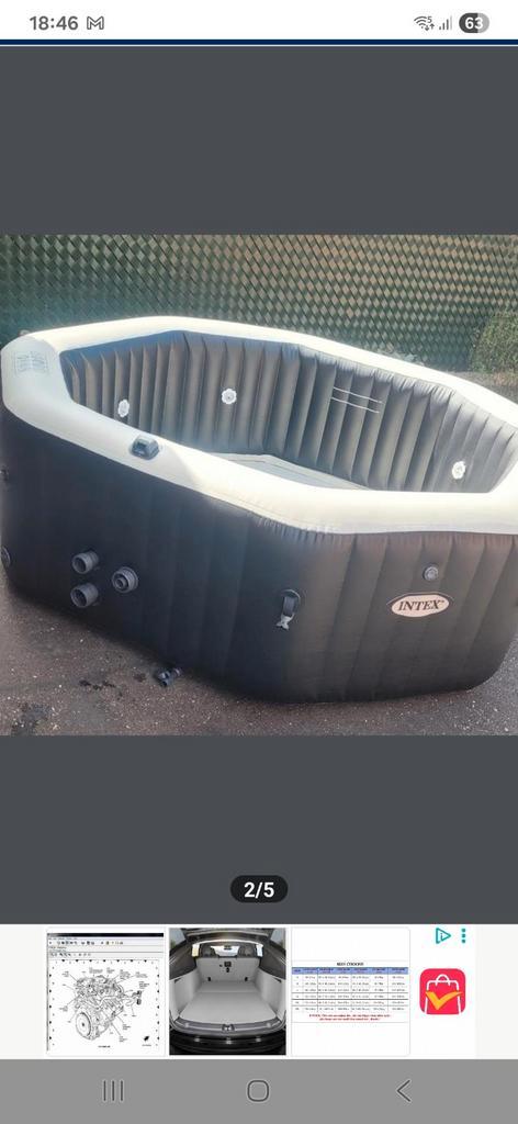 Jacuzzi 6 pers prima staat, Tuin en Terras, Bubbelbaden en Hottubs, Zo goed als nieuw, Pomp, Ophalen