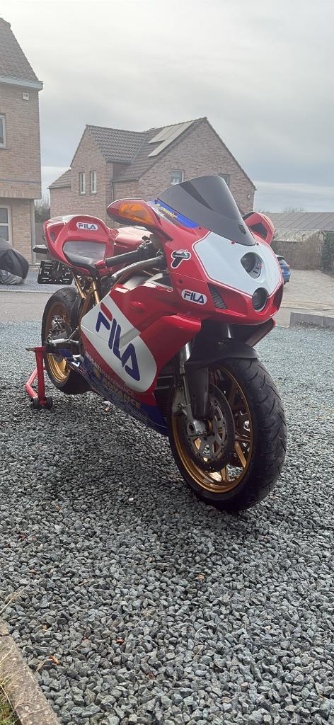 Ducati fila 749 17200km, Motos, Motos | Ducati, Particulier, Super Sport, 12 à 35 kW, 2 cylindres, Permis Moto A, Enlèvement