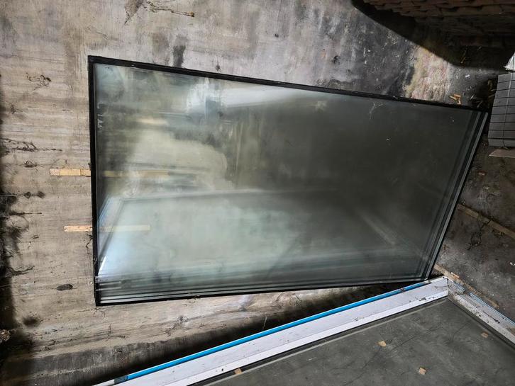3 ramen en een profiel, Doe-het-zelf en Bouw, Glas en Ramen, Zo goed als nieuw, Dubbelglas, Ophalen