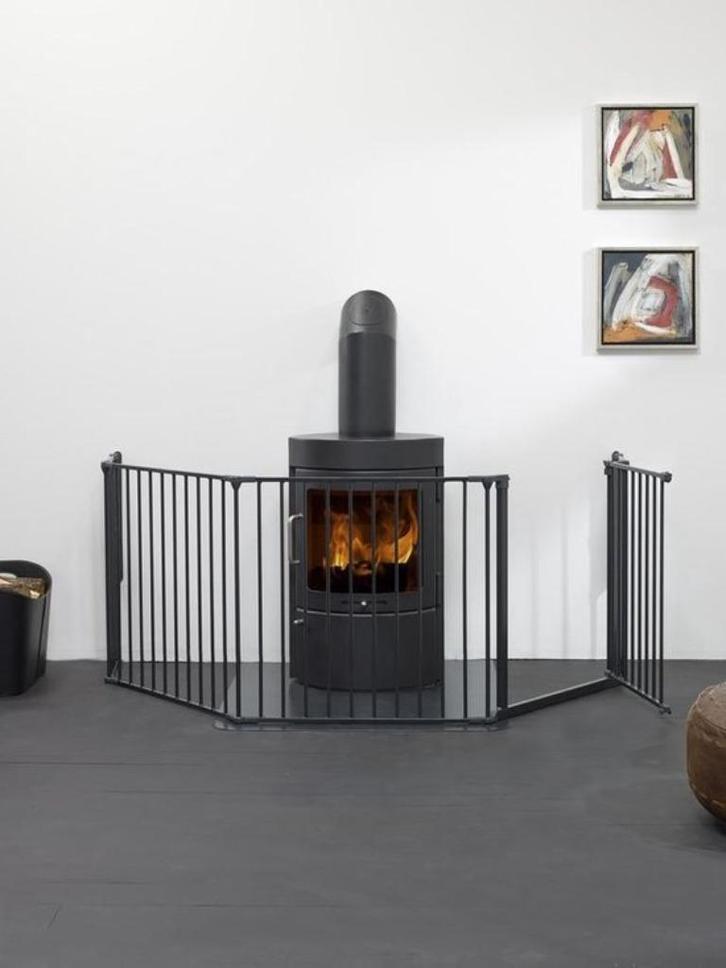 BabyDan Veiligheidshek Flex XL - Black, Kinderen en Baby's, Traphekjes, Zo goed als nieuw, Schroefhekje, Metaal of IJzer, 115 cm of meer