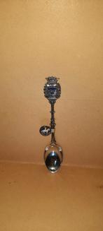 Zilveren geitikeerde souvenirlepel; stadschild Tonger, Ophalen of Verzenden