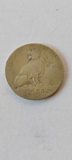 50 cent 1901 vlaams, Postzegels en Munten, Verzenden, Zilver, Losse munt, Zilver