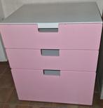 Commode Smastad/Platsa 3 tiroirs rose, Kinderen en Baby's, Kinderkamer | Commodes en Kasten, Minder dan 75 cm, Zo goed als nieuw