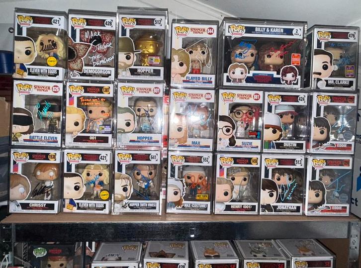Funko Stranger Things collectie 450+ funko’s Hopper Gold, Verzamelen, Poppetjes en Figuurtjes, Nieuw, Ophalen