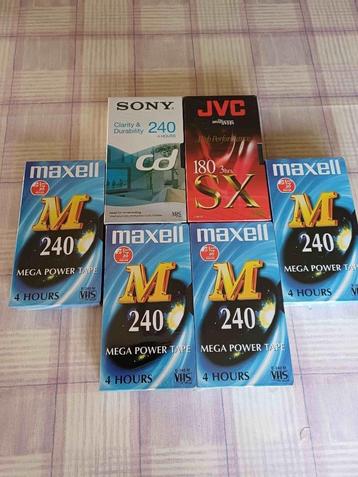VHS videocasettes NIEUW beschikbaar voor biedingen