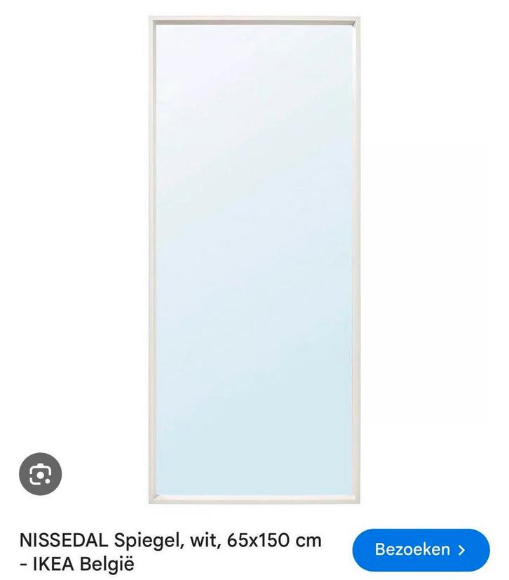 Grote spiegel IKEA, Huis en Inrichting, Badkamer | Badkamermeubels, Zo goed als nieuw, Spiegelkast, 100 tot 150 cm, 50 tot 100 cm