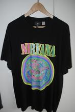 T-shirt Nirvana, Ophalen, Maat 52/54 (L), Zwart, Nieuw