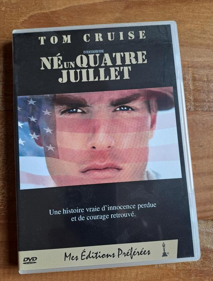 Né un quatre juillet - Oliver Stone - Tom Cruise, Cd's en Dvd's, Dvd's | Actie, Gebruikt, Oorlog, Ophalen of Verzenden