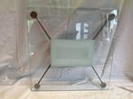 Vierkante plafondlamp – Mabrilux – stijl jaren 1990-2000, Ophalen, Zo goed als nieuw, Glas