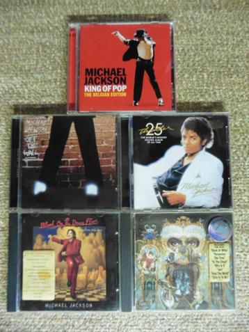 Michael Jackson cd pakketprijs (5 cd's) + 3 bonus dvd's beschikbaar voor biedingen