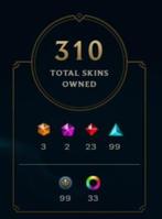 League of legends account - 310 skins - unranked, Games en Spelcomputers, Games | Pc, Vanaf 16 jaar, Gebruikt, 3 spelers of meer