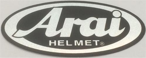 Arai Helmet metallic sticker #12, Motos, Accessoires | Autocollants, Envoi