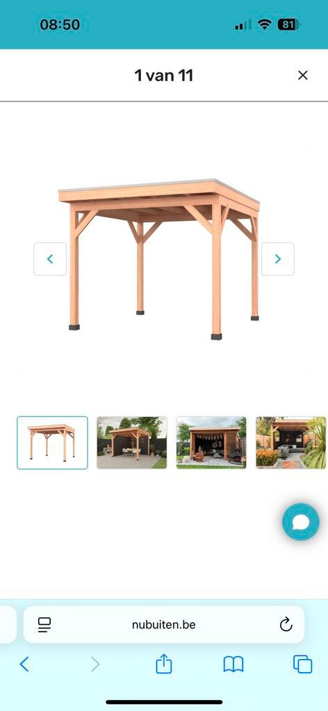 Overkapping 3x3m nieuw, Tuin en Terras, Overkappingen, Nieuw, Ophalen
