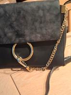 Schoudertas zwart met grijs nieuw, Enlèvement ou Envoi, Noir