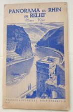 Panorama du Rhin en reliëf Mainz-Köln -vintage frans, Boeken, Ophalen of Verzenden, Gelezen, Duitsland, Landkaart