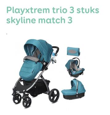 Poussette 3 en 1 Playxtrem, Enlèvement, Comme neuf, Poussette, Autres marques