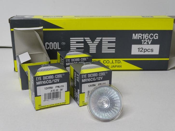 EYE Iwasaki Electric 12V 35W Dichro-Cool MR16CG, Huis en Inrichting, Lampen | Losse lampen, Nieuw, Halogeen (gloei)lamp, 30 tot 60 watt