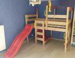 Lit enfant mezzanine et toboggan, Kinderen en Baby's, Kinderkamer | Stapelbedden en Hoogslapers, Ophalen, Gebruikt, Hoogslaper