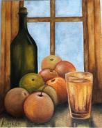 "Apple Cider" (Oil painting by Kuijken, 24x30 cm), Ophalen of Verzenden