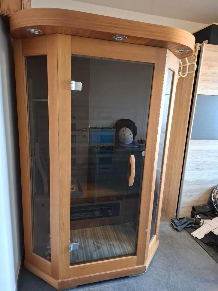 Infraplus Infrarood Sauna 2 Eclips red cedar, Sport en Fitness, Sauna, Zo goed als nieuw, Complete sauna, Infrarood, Ophalen of Verzenden