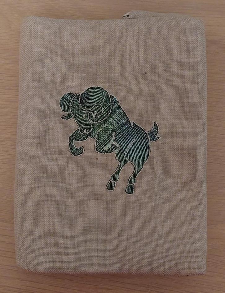 Stoffen hoes voor boek of dagboek: zodiac Ram, Boeken, Overige Boeken, Nieuw, Ophalen of Verzenden