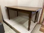 Eiken eettafel met bestekla en 4 stoelen, Ophalen