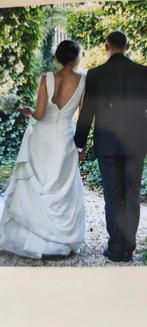 Trouwjurk S/M, Kleding | Dames, Trouwkleding en Trouwaccessoires, Ophalen, Zo goed als nieuw