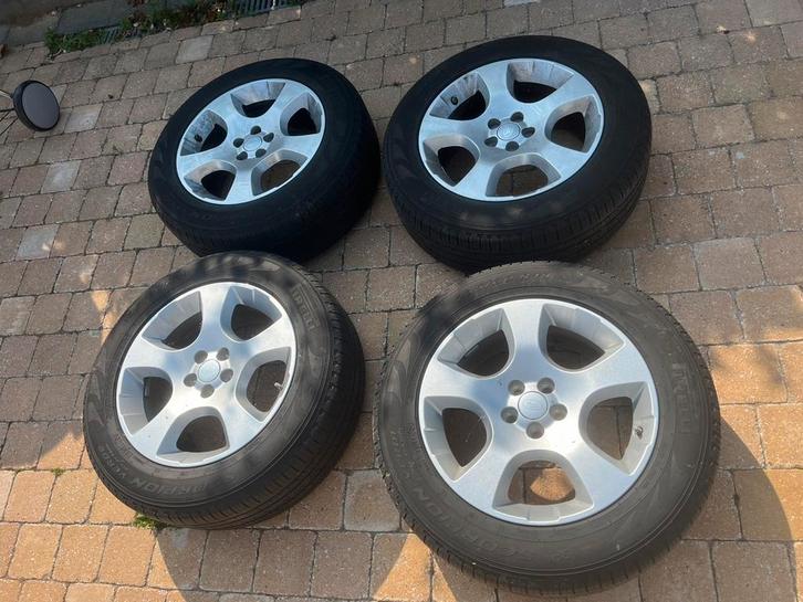Land Rover velgen set 18 inch. Incl. TPMS sensoren, Auto-onderdelen, Banden en Velgen, Banden en Velgen, All Season, 18 inch, Gebruikt