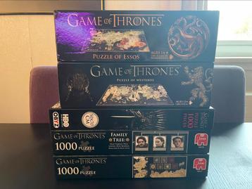 Set 5 puzzels Game of Thrones