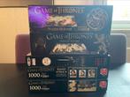 Set 5 puzzels Game of Thrones, Comme neuf, 500 à 1500 pièces, Puzzle, Enlèvement ou Envoi