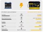 LiFePO4-batterij van topkwaliteit 12V 200AH, Ophalen of Verzenden, Nieuw