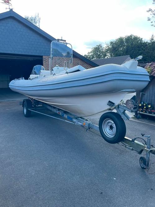Bateau stylmer, Watersport en Boten, Rubberboten, Gebruikt, Yamaha, 200 pk of meer, Benzine, Ophalen