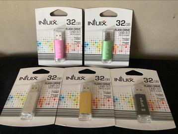 Nouvelle clé USB Intuix 32 GB, Enlèvement ou Envoi, Neuf, 32 GB
