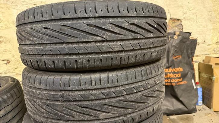 2 pneus été Uniroyal Rainsport 5 195/55/16 87H DOT 2022, Auto-onderdelen, Banden en Velgen, Band(en), Zomerbanden, 16 inch, 195 mm