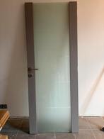 Binnendeur met glas, Doe-het-zelf en Bouw, Deuren en Vliegenramen, Ophalen, Gebruikt, Glas, Binnendeur