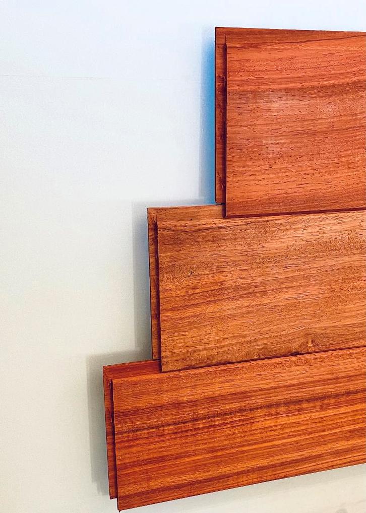 Padouk / padoek planchetten/planken 15mm x 130mm 4Z T&G, Tuin en Terras, Palen, Balken en Planken, Nieuw, Planken, 250 cm of meer