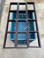 Set van 3 planken voor dvd's of blauwe stralen, Gebruikt, Hout, Dvd's, 25 tot 75 discs