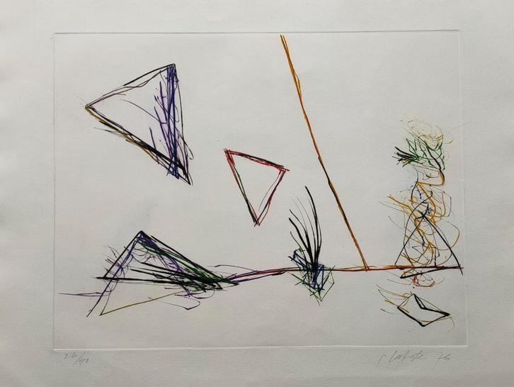 GER LATASTER (NEDERLAND) /Gesigneerd werk (GROOT FORMAAT), Antiek en Kunst, Kunst | Litho's en Zeefdrukken, Ophalen