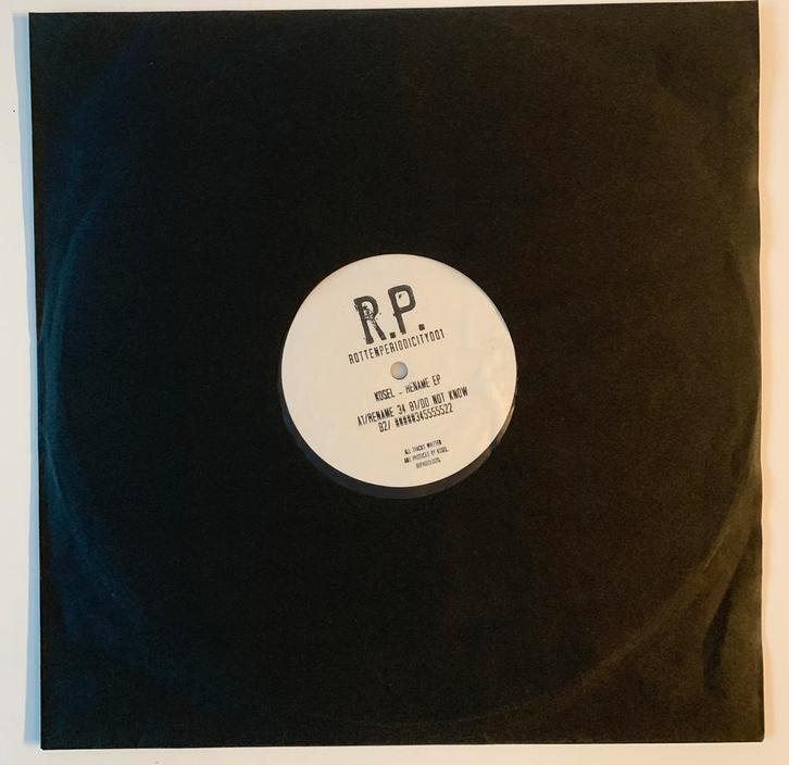 Kosel (12”)  Rename / Do Not Know / #####345555522, CD & DVD, Vinyles | Dance & House, Comme neuf, Enlèvement ou Envoi