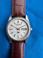Citizen Automatic Vintage Herenhorloge, Ophalen, Leer, Staal, Zo goed als nieuw