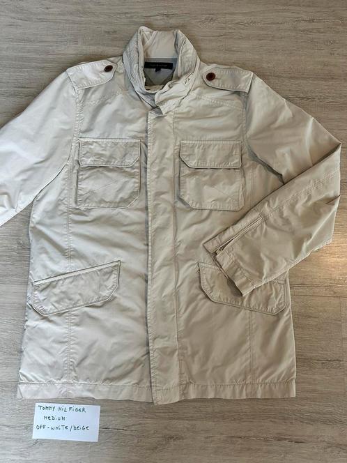 Jas Tommy Hilfiger Medium, Kleding | Heren, Jassen | Zomer, Zo goed als nieuw, Maat 48/50 (M), Beige, Ophalen of Verzenden