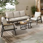 Industriële Outdoor Loungeset, Tuin en Terras, Nieuw, Ophalen of Verzenden, Bank, Loungeset
