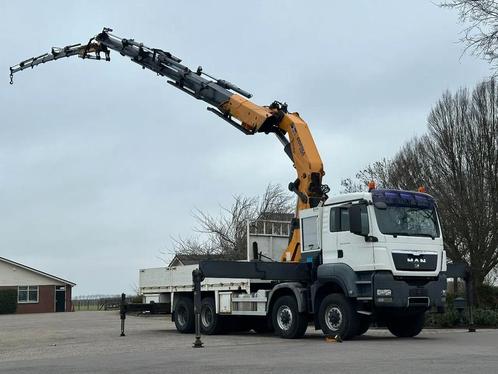 MAN TGS 41.440 !8x8!CRANE/KRAN/GRUE 87TM!FLY-JIB!MANUALL!TOP, Auto's, Vrachtwagens, Bedrijf, ABS, Airconditioning, Elektrische ramen