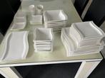 Wit porselein servies, Huis en Inrichting, Keuken | Servies, Ophalen, Gebruikt, Effen, Porselein
