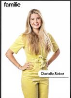 Kaart Charlotte Sieben ( Louise Van den Bossche) in FAMILIE, Ophalen of Verzenden